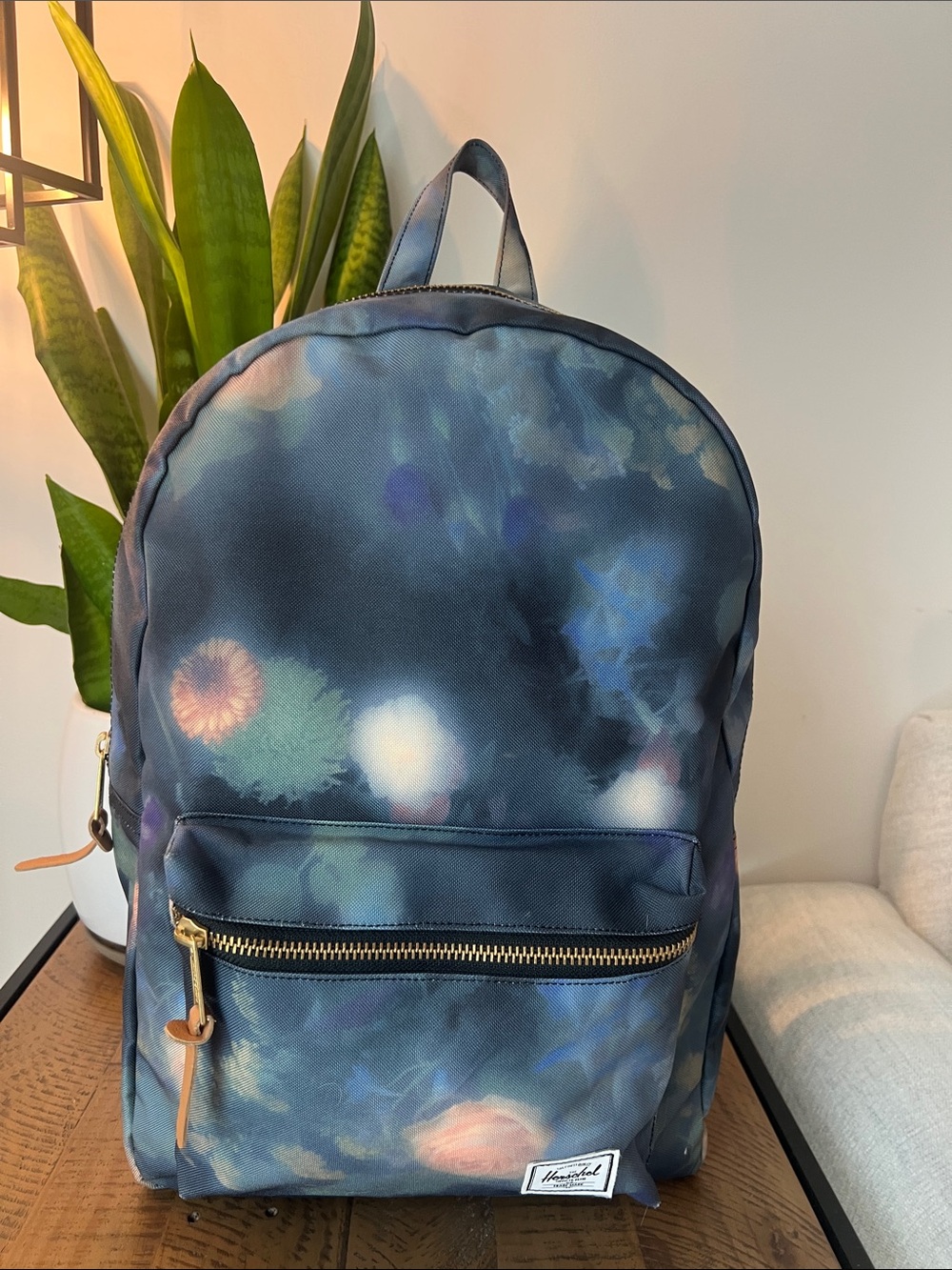 Herschel Supply Co. Blue Floral Camouflage Backpack